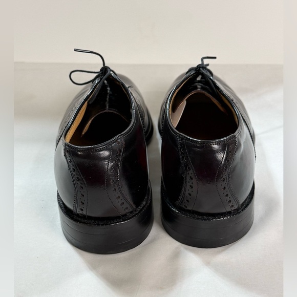 JOHNSTON & MURPHY ARISTOCRAFT Men\'s black/burgundy Leather Oxfords size 9.5 main image 6